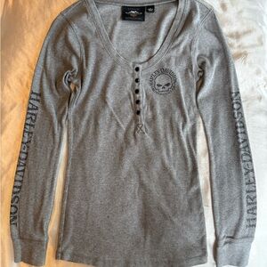 Harley-Davidson Gray long sleeve